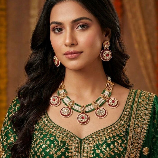 RUBY NAYANTARA NECKLACE SET