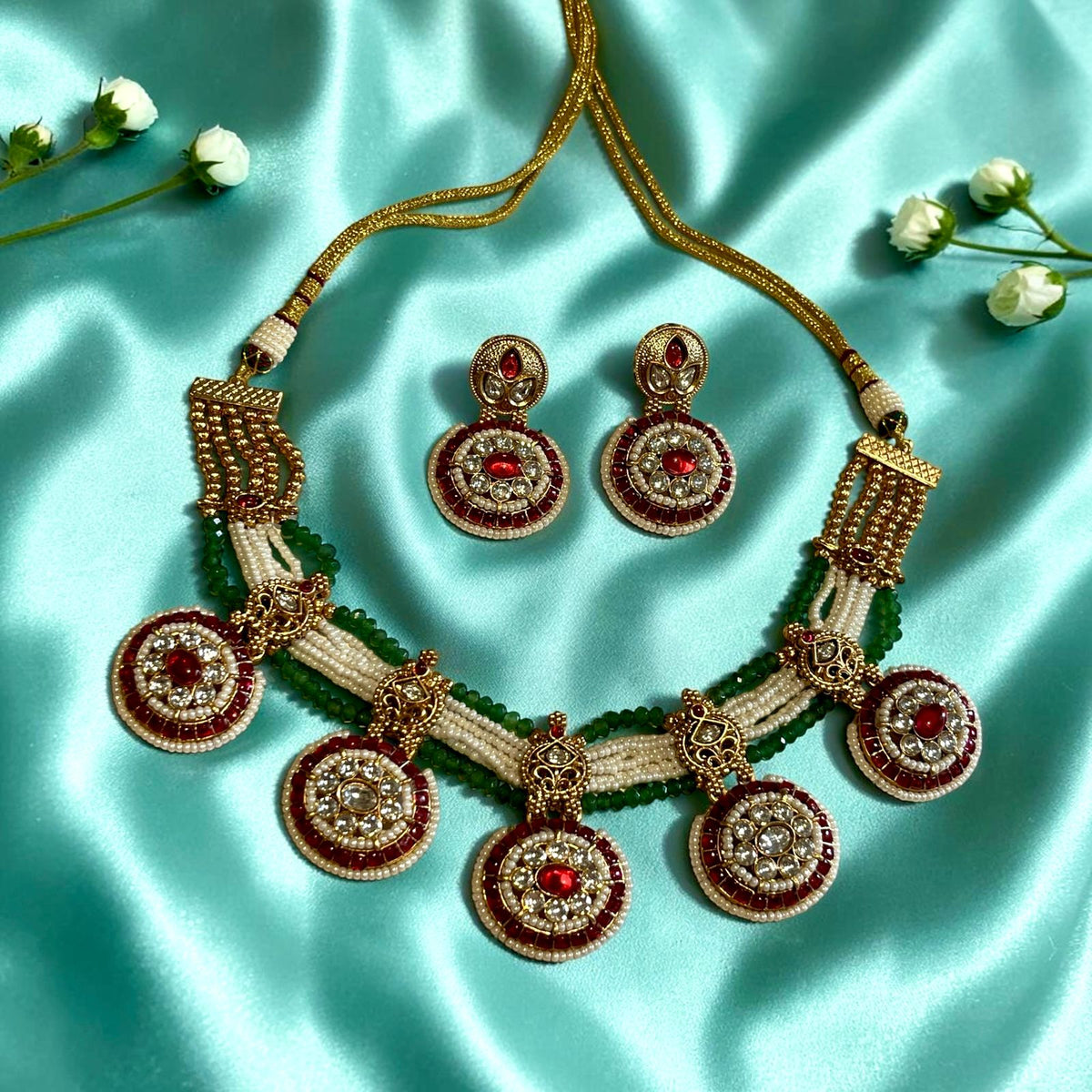 RUBY NAYANTARA NECKLACE SET