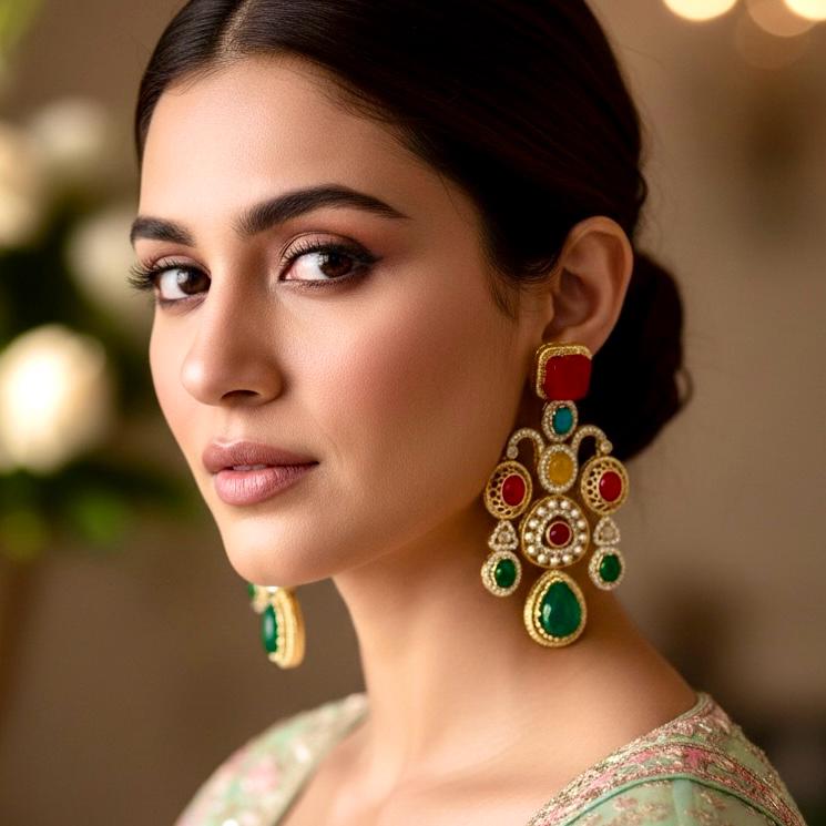 MULTICOLOUR AMARA LUXE EARRINGS - 01