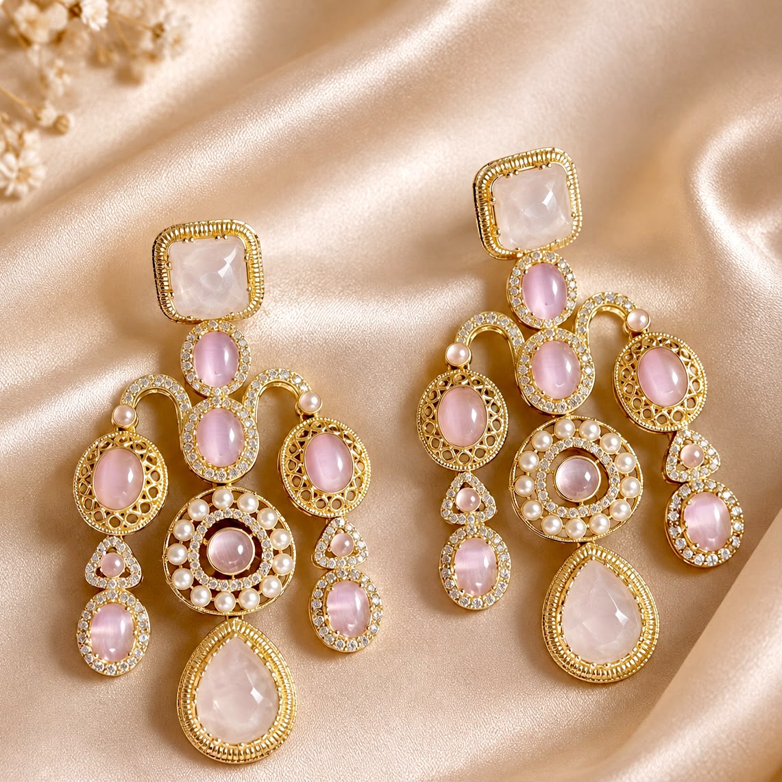 PINK AMARA LUXE EARRINGS