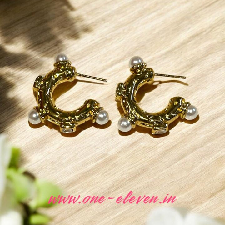GOLD FAIRY HOOPS