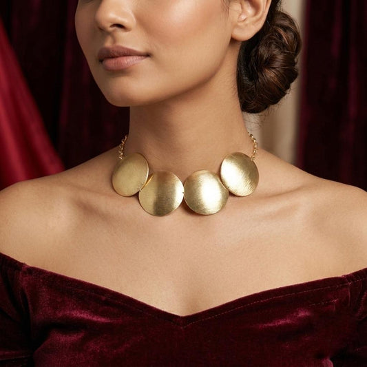 GOLDEN SUNSET NECKPIECE