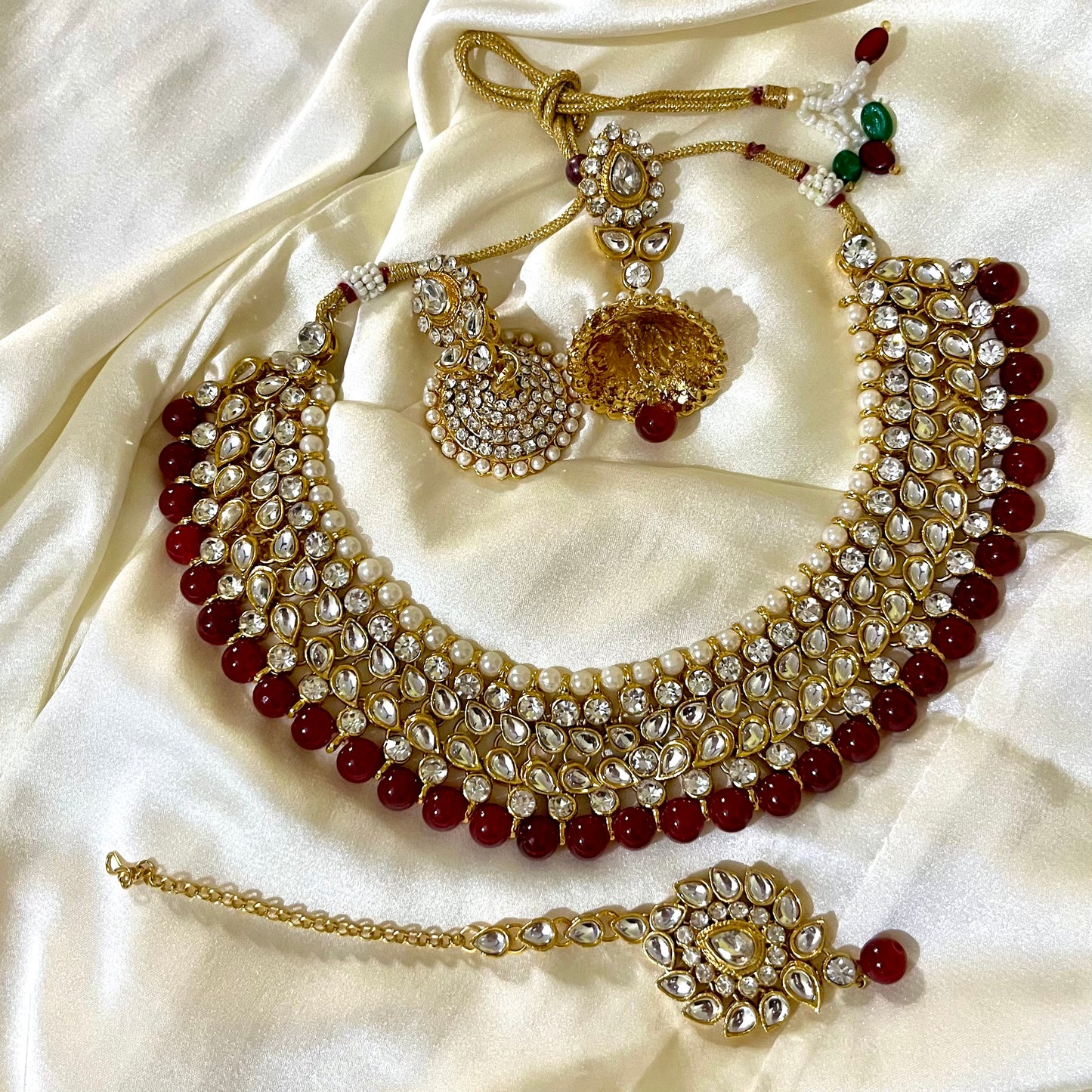 RUBY DIA NECKLACE SET