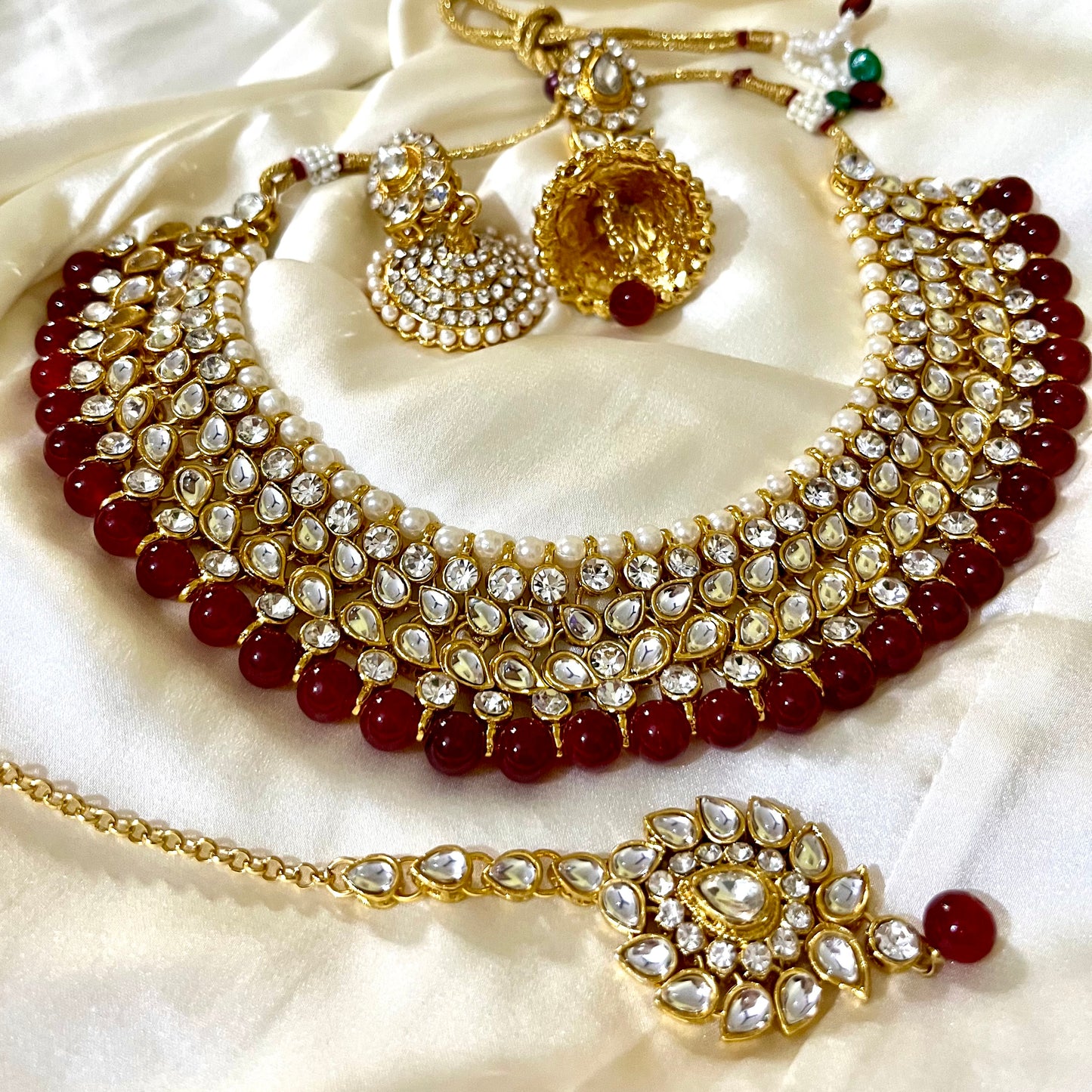 RUBY DIA NECKLACE SET